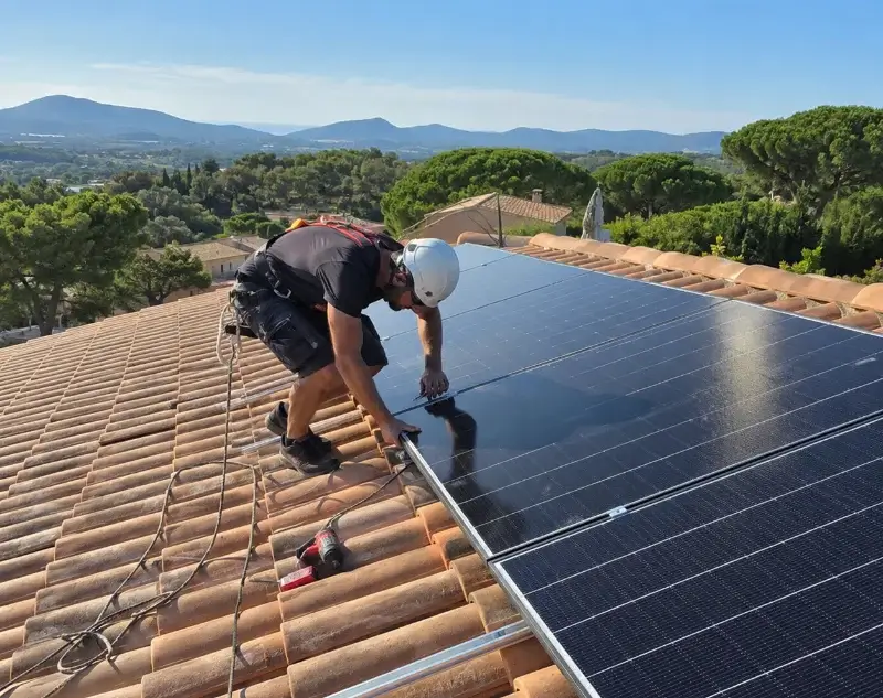 Installateur panneaux solaires Fréjus — pose photovoltaïque sur toiture