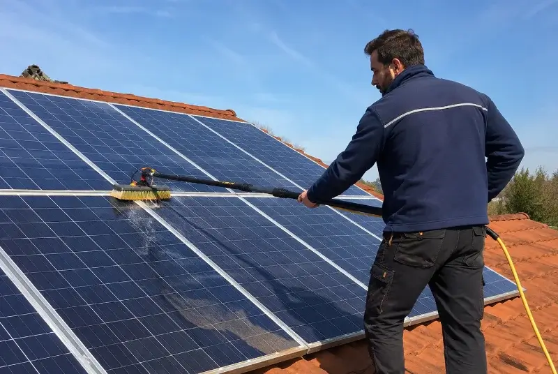 Nettoyage et entretien de panneaux solaires à Fréjus